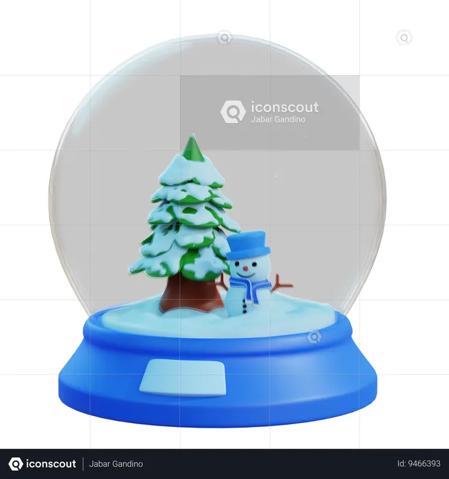 Winter Snowball Toy  3D Icon