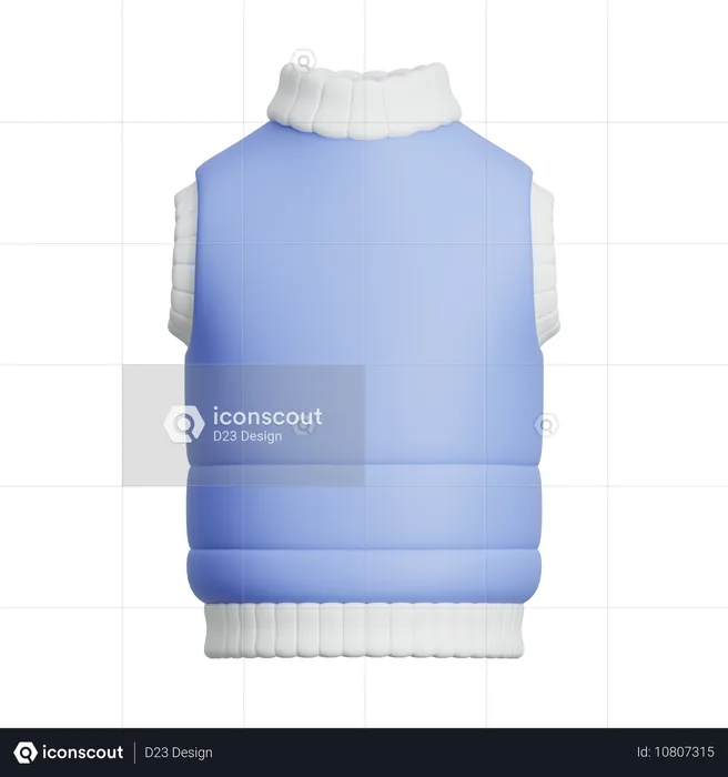 Winter Vest  3D Icon