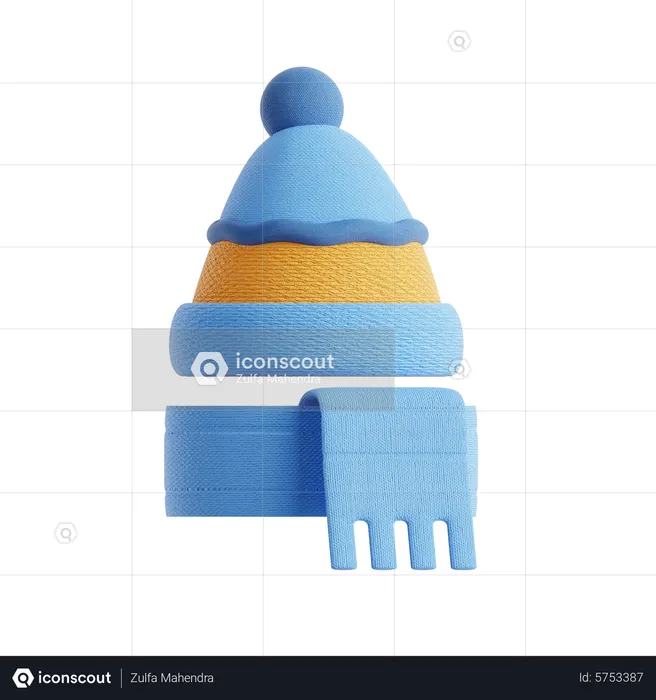 Winter hat  3D Icon