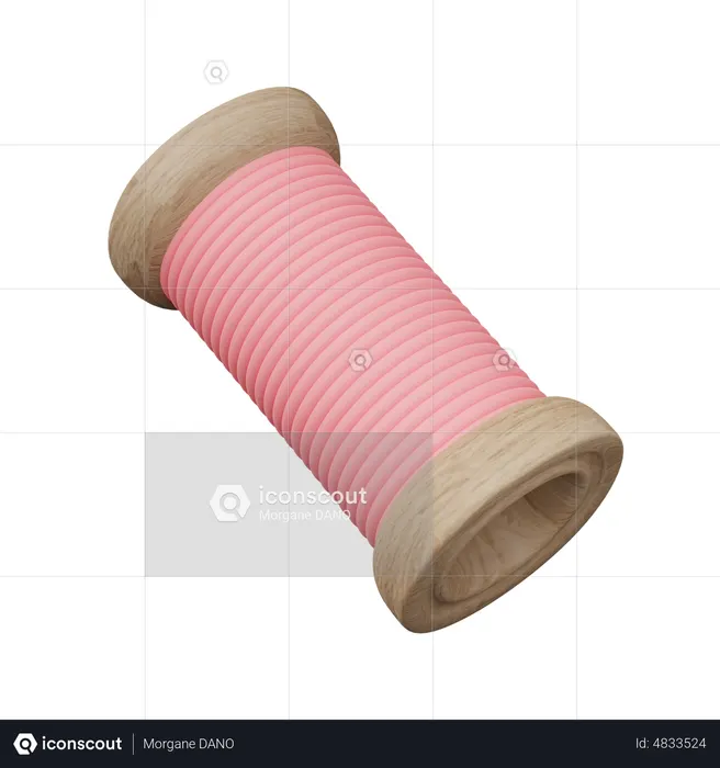 Wire Spool  3D Icon