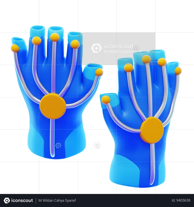 WIRED GLOVES  3D Icon
