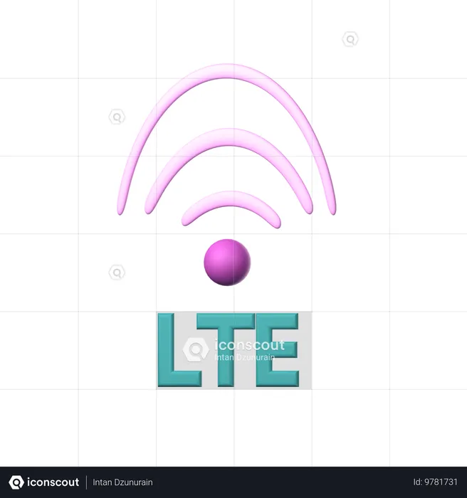 Wireless Communication  3D Icon