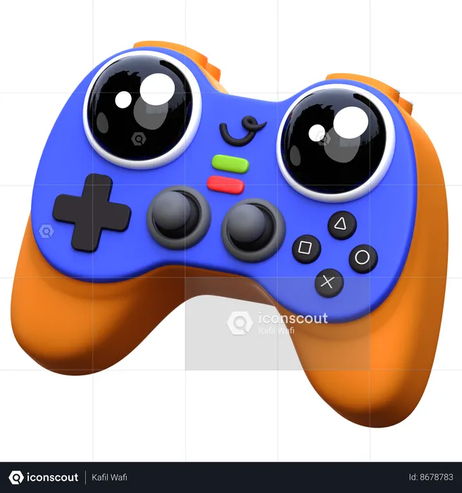 Wireless Gamepad  3D Icon