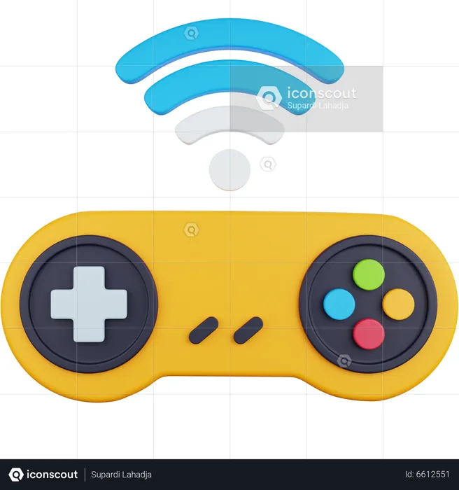 Wireless Joystick  3D Icon