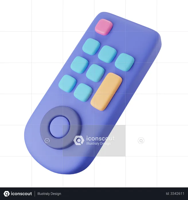 Wireless Remote  3D Icon