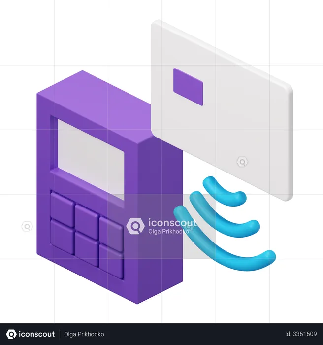 Wireless Terminal  3D Illustration