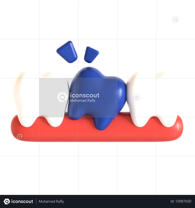 Wisdom Teeth  3D Icon