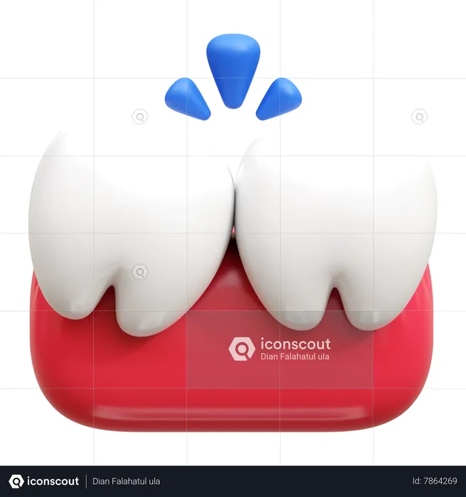 Wisdom Teeth  3D Icon