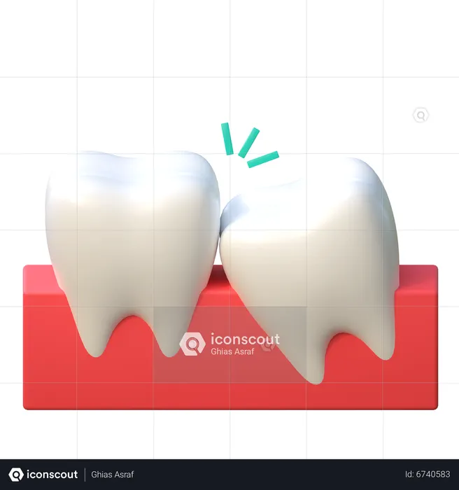 Wisdom Tooth  3D Icon