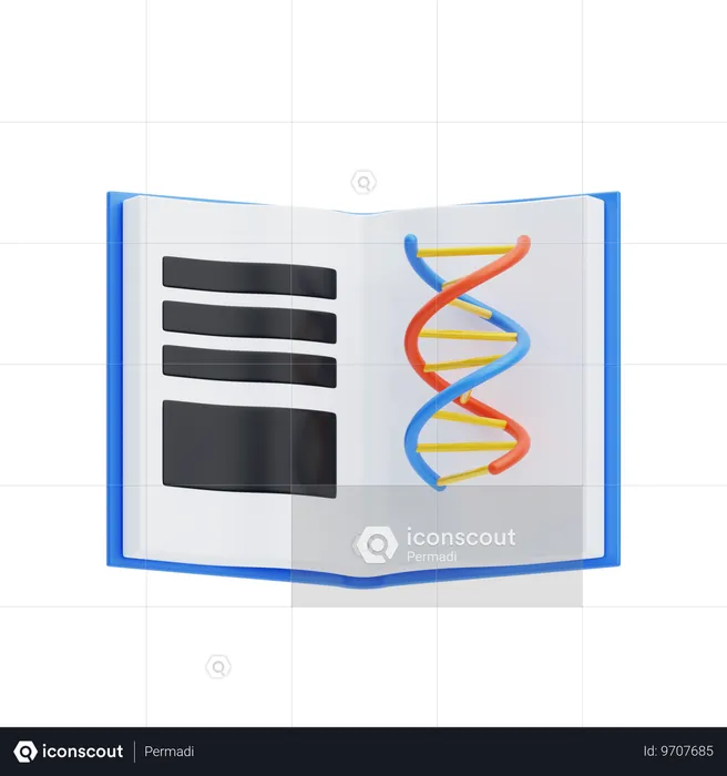 Wissenschaftsbuch  3D Icon