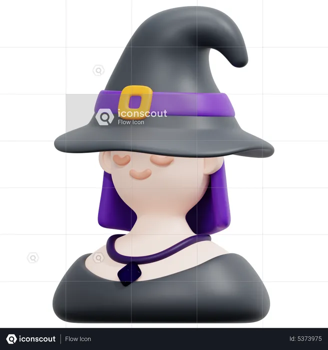 Witch  3D Icon