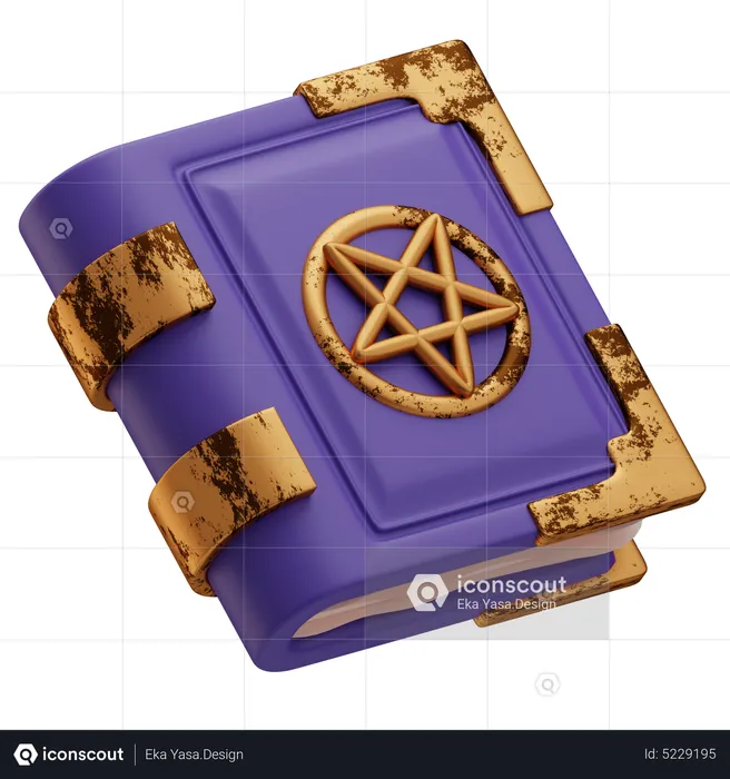 Witch Book  3D Icon