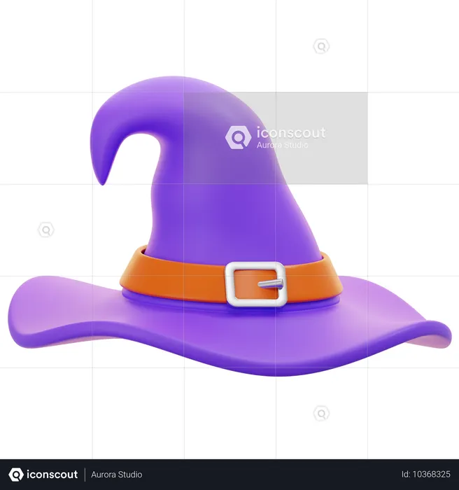 Witch Hat  3D Icon