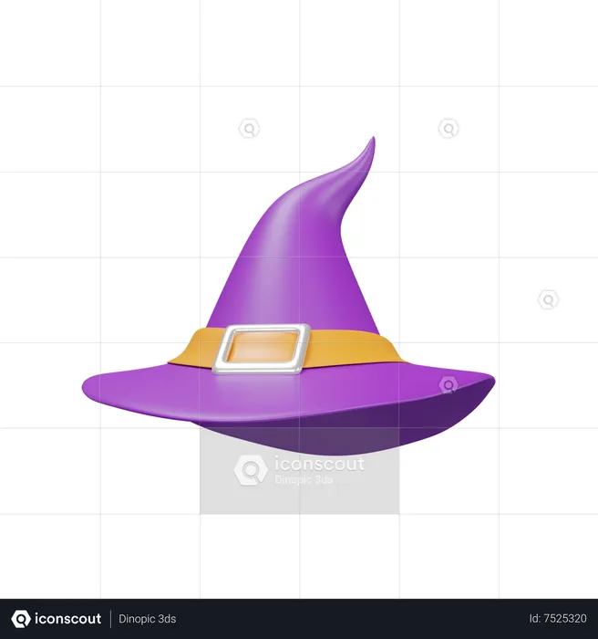 Witch Hat  3D Icon