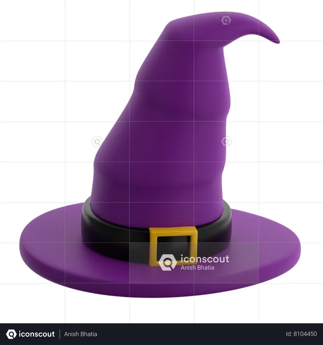 Witch Hat  3D Icon