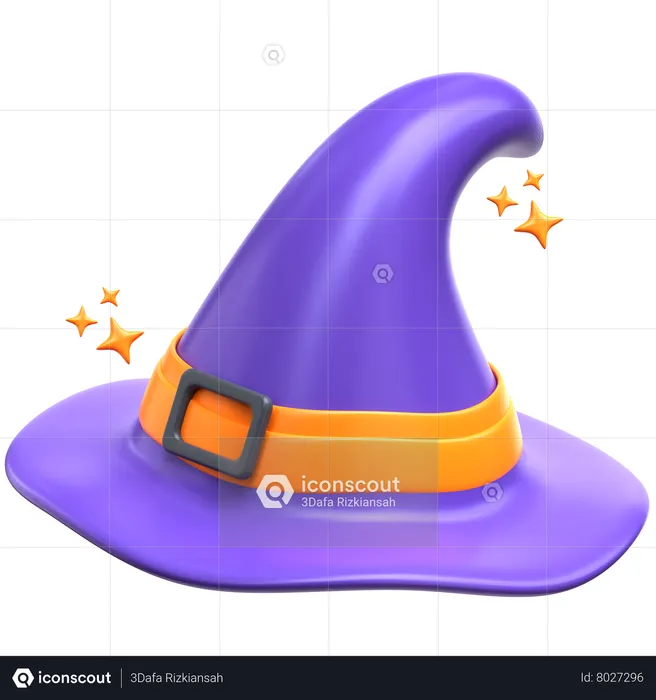 Witch Hat  3D Icon