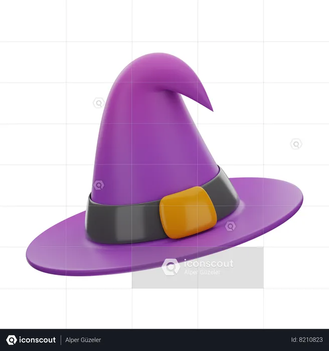 Witch Hat  3D Icon