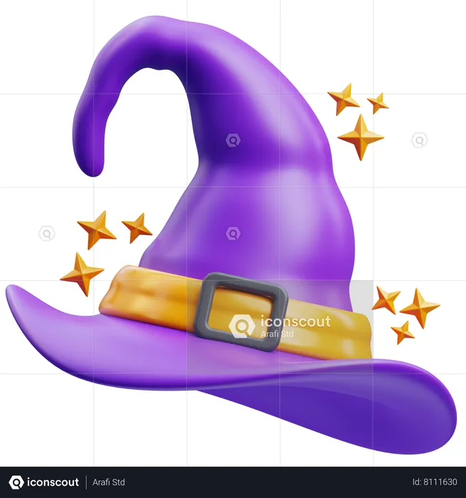 Witch Hat  3D Icon