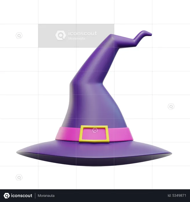 Witch Hat  3D Icon