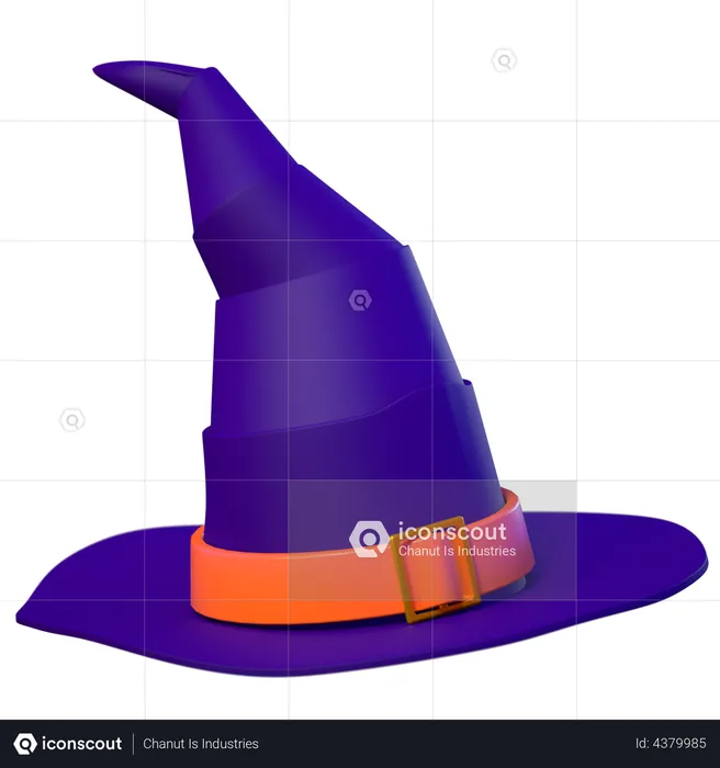 Witch Hat  3D Illustration