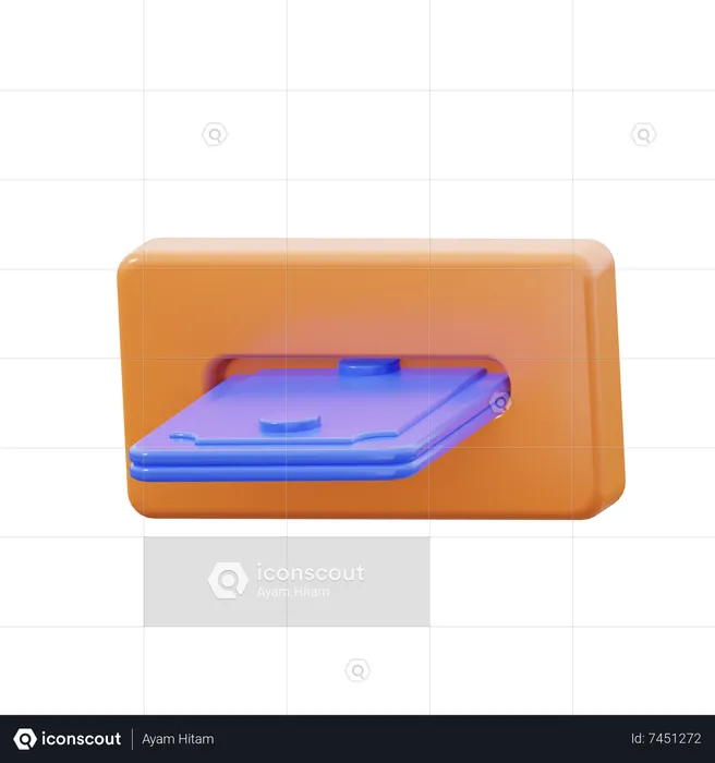Withdraw  3D Icon