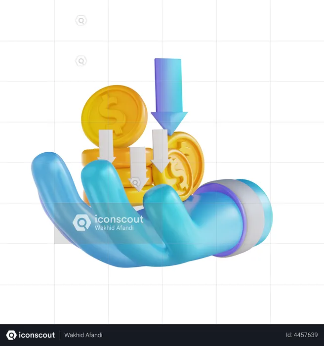 Withdraw Money  3D Illustration