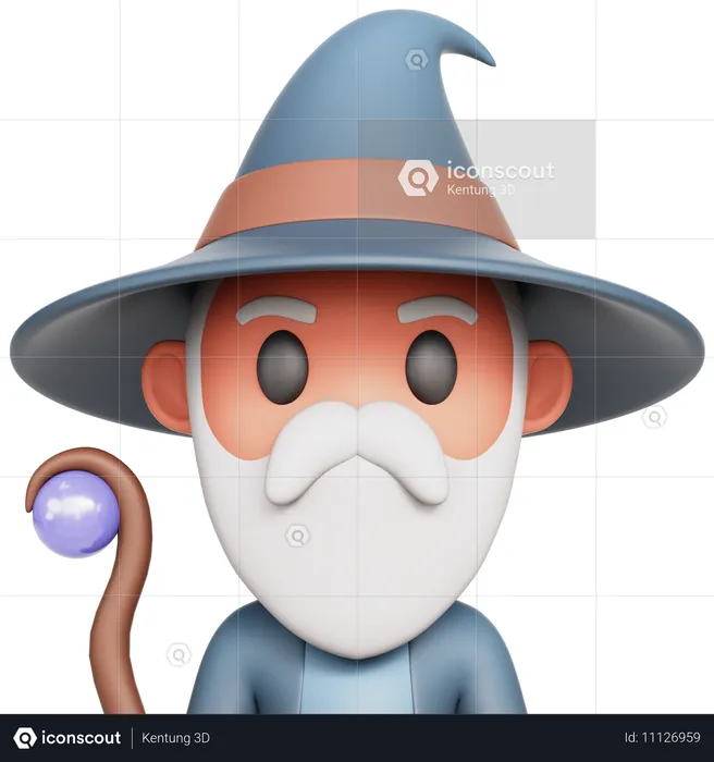 Wizard  3D Icon