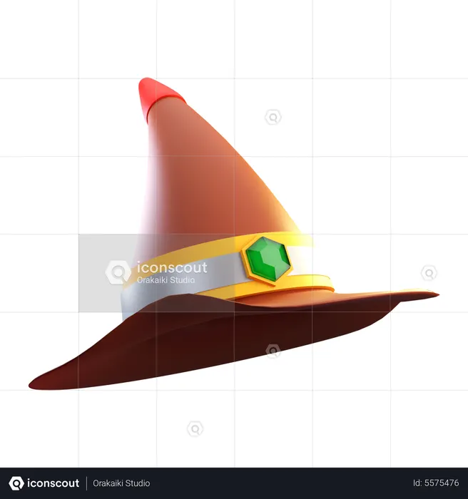 Wizard Hat  3D Icon