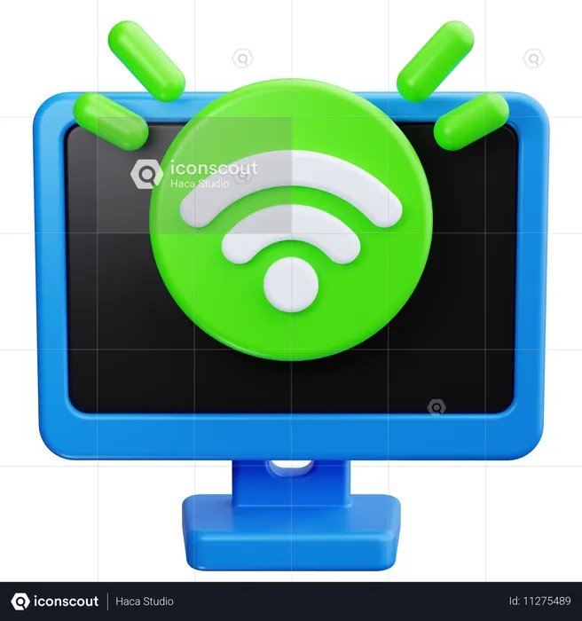 WLAN-Signal  3D Icon