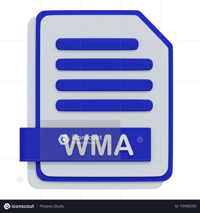 Wma ファイル  3D Icon