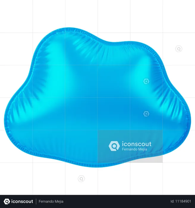 Wolke  3D Icon