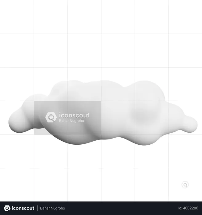 Wolke  3D Illustration