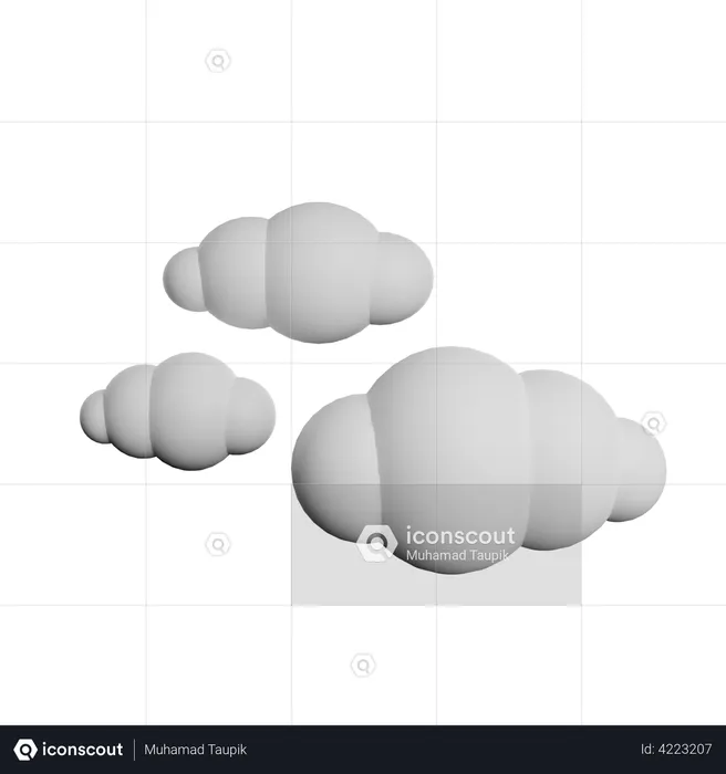 Wolken  3D Illustration