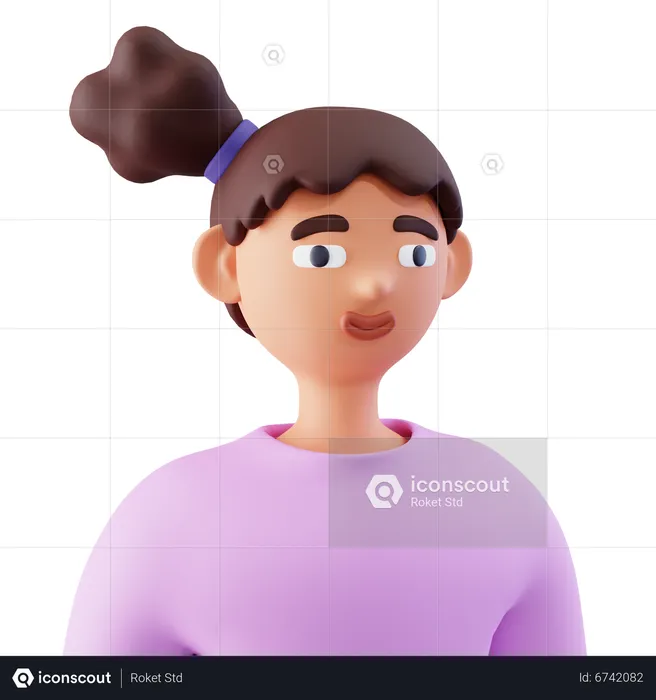 Woman  3D Icon