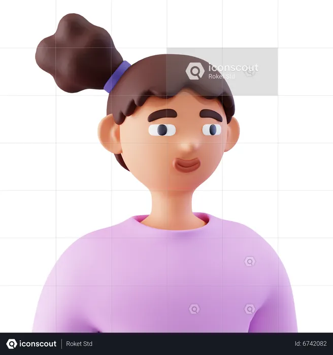 Woman  3D Icon