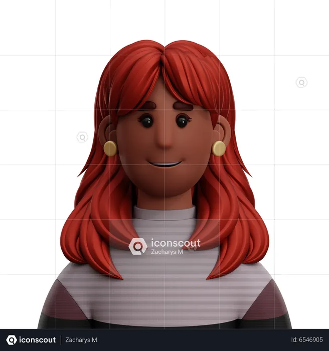 Woman Avatar  3D Icon