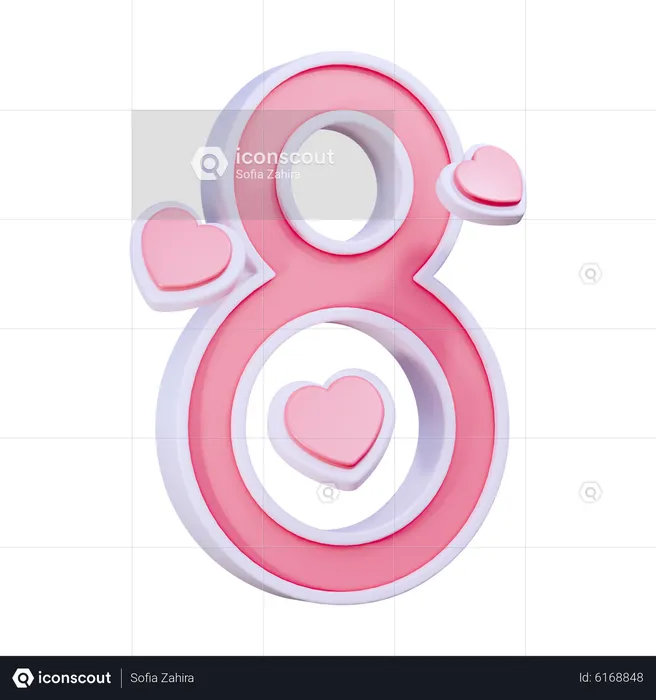 Woman day  3D Icon