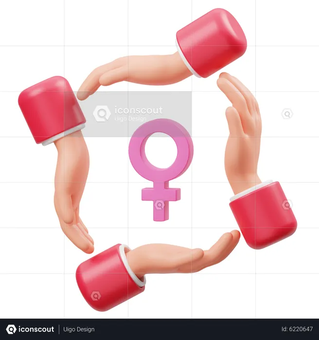 Women Empowerment  3D Icon