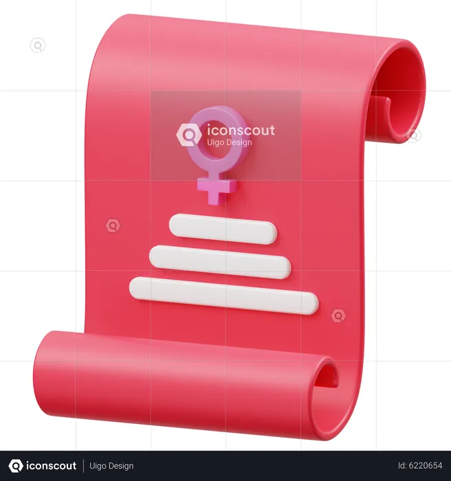 Women Rights  3D Icon