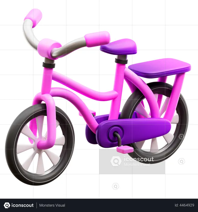 Women Sport Bike  3D Illustration