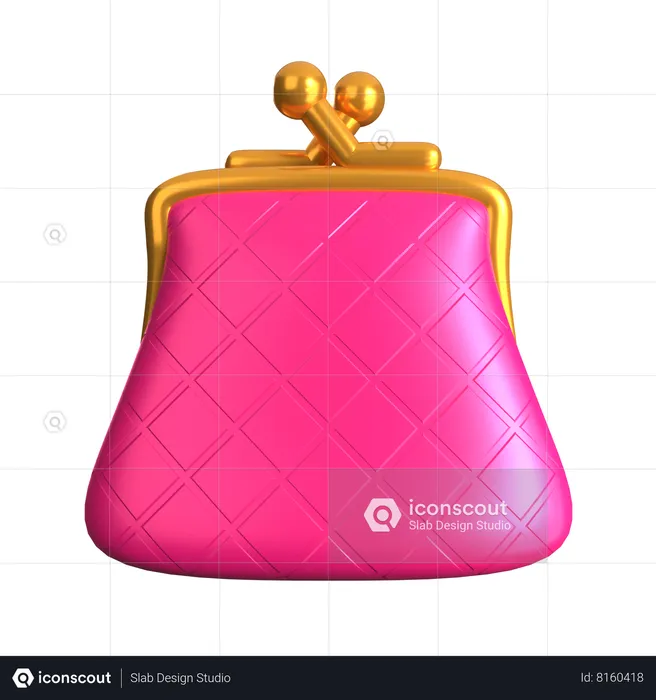 Women Wallet  3D Icon