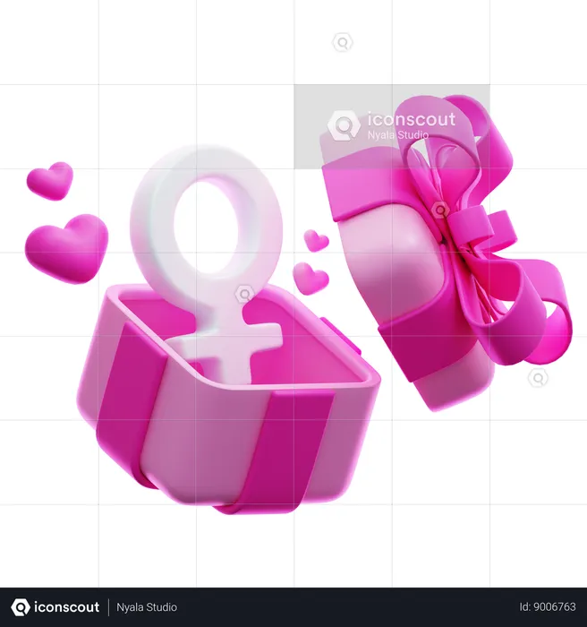 Womens Day Gift  3D Icon