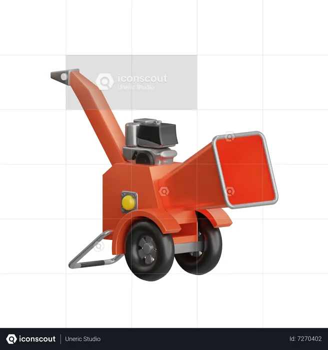 Wood Chipper  3D Icon