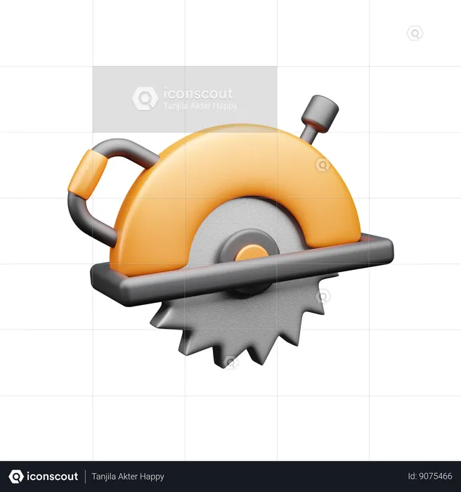 Wood Saw  3D Icon