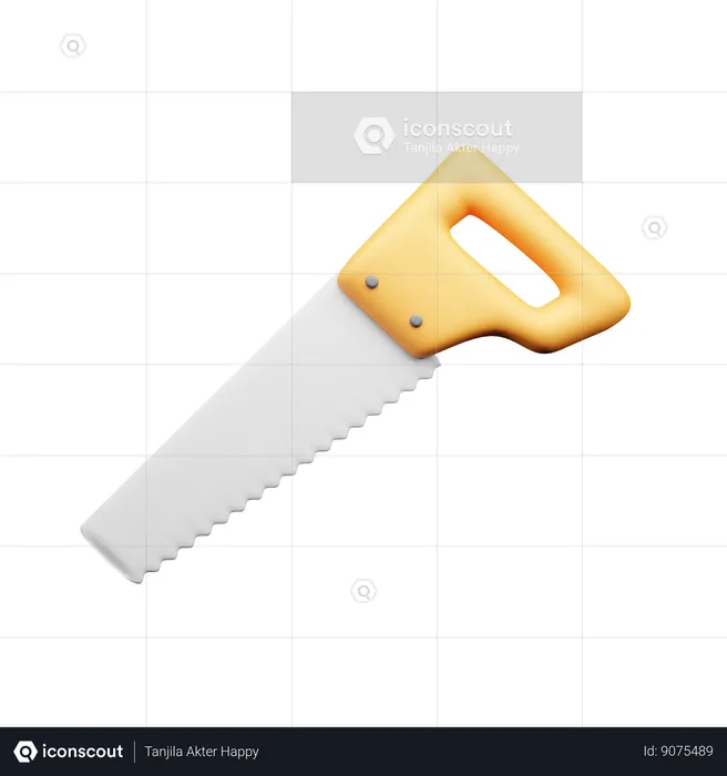 Wood Saw  3D Icon