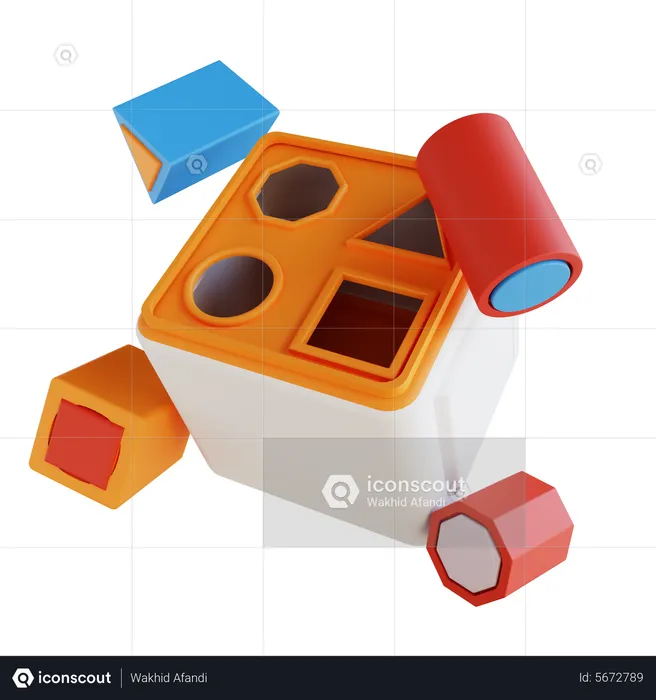 Wooden Toy  3D Icon