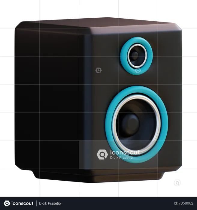 Woofer  3D Icon