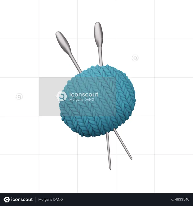 Wool Ball  3D Icon