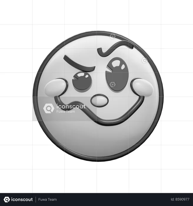Woozy Face Emoji 3D Icon