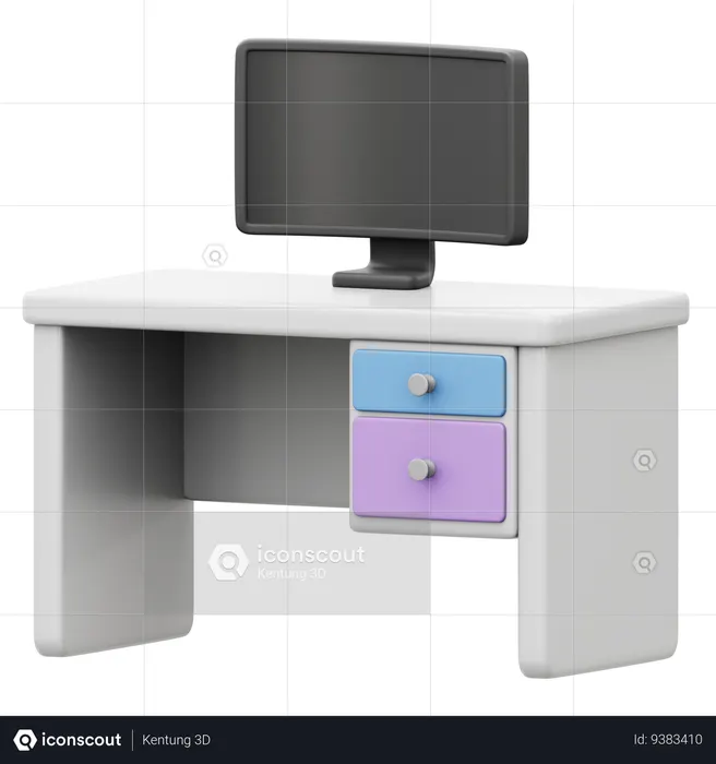 Work Table  3D Icon